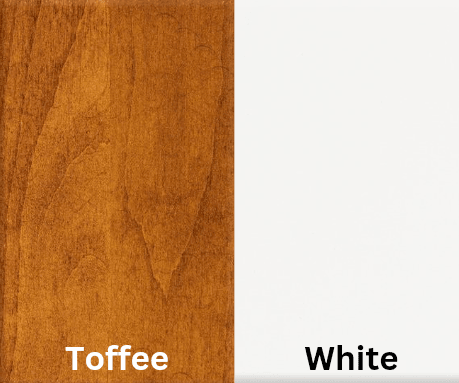 Amish Essentials Aiden Stool- Painted Frame - Barewood