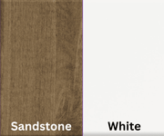 Amish Essentials Adam Stool- Painted Frame - Barewood