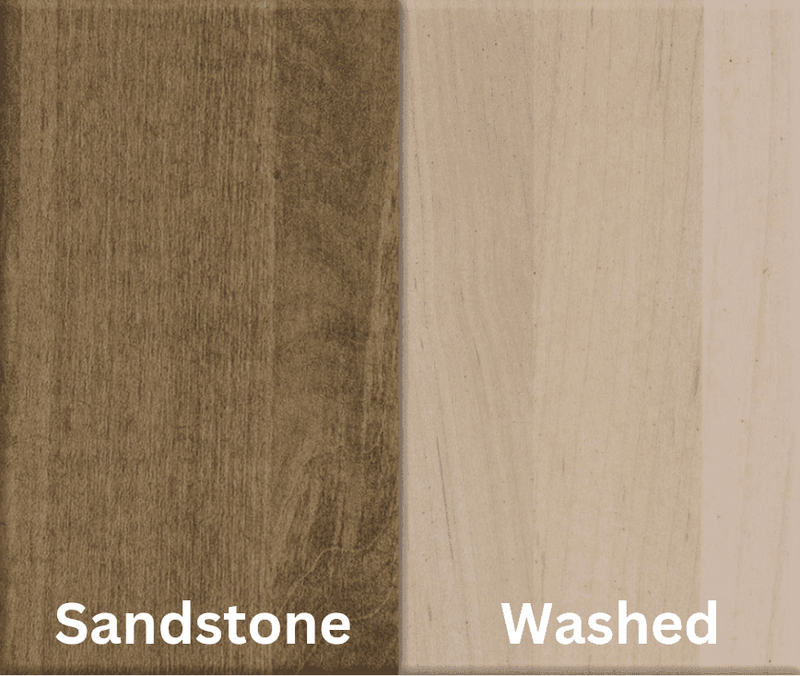 Amish Essentials Three Door Server - Barewood