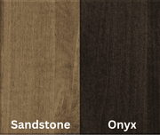 Amish Essentials 90" Rectangular Four-sided Taper Leg Table- Two-Tone - Barewood