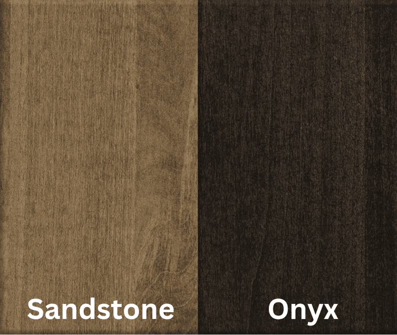 Amish Essentials 78" Bow End Four-sided Taper Leg Table- Two-Tone - Barewood