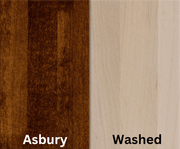 Amish Essentials 90" Rectangular Four-sided Taper Leg Table- Two-Tone - Barewood