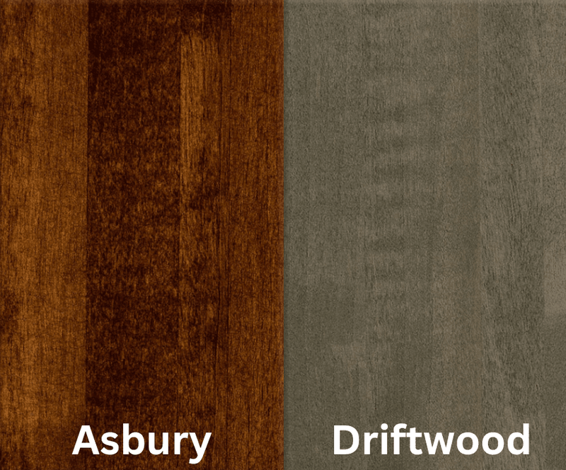 Amish Essentials 78" Rectangular Counter Height Flare Leg Table- Two-Tone - Barewood