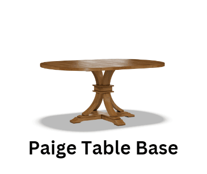 Curated Round Leaf Table - Barewood