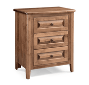 Amish Essentials Carson Nightstand - Barewood