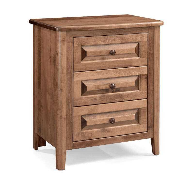Amish Essentials Carson Nightstand - Barewood