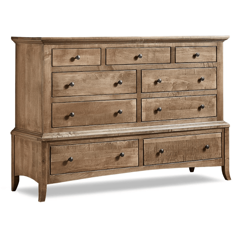 Amish Essentials Provence Dresser on Dresser - Barewood