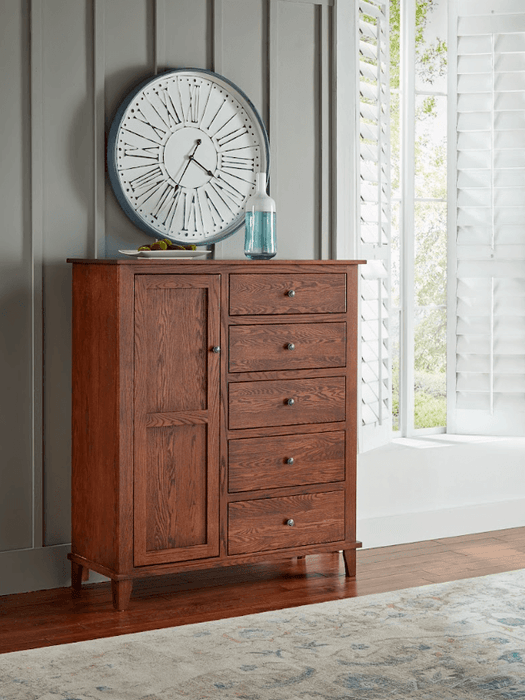 Amish Essentials Franklin Armoire - Barewood