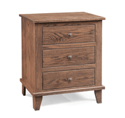 Amish Essentials Franklin Nightstand - Barewood