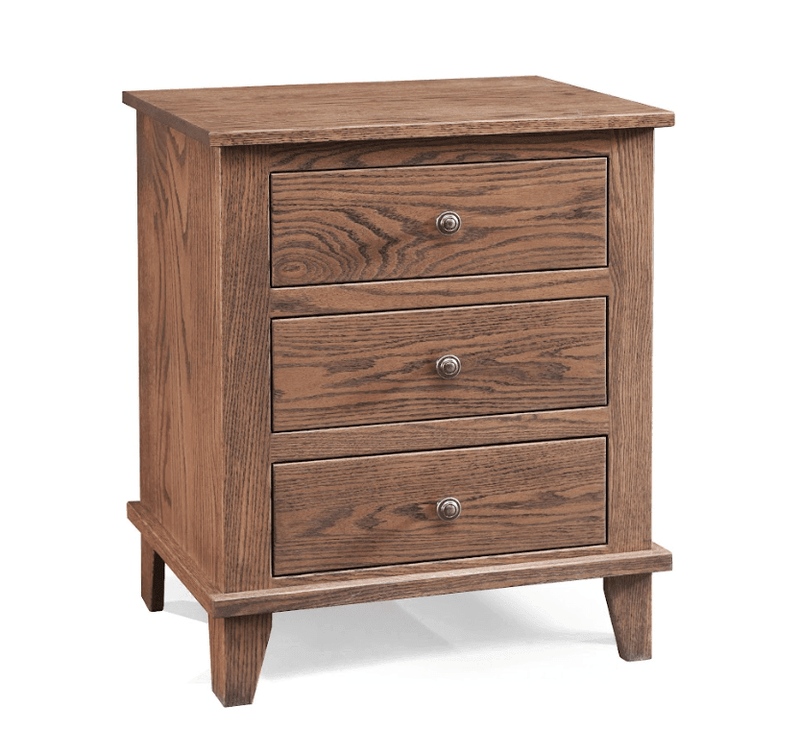 Amish Essentials Franklin Nightstand - Barewood
