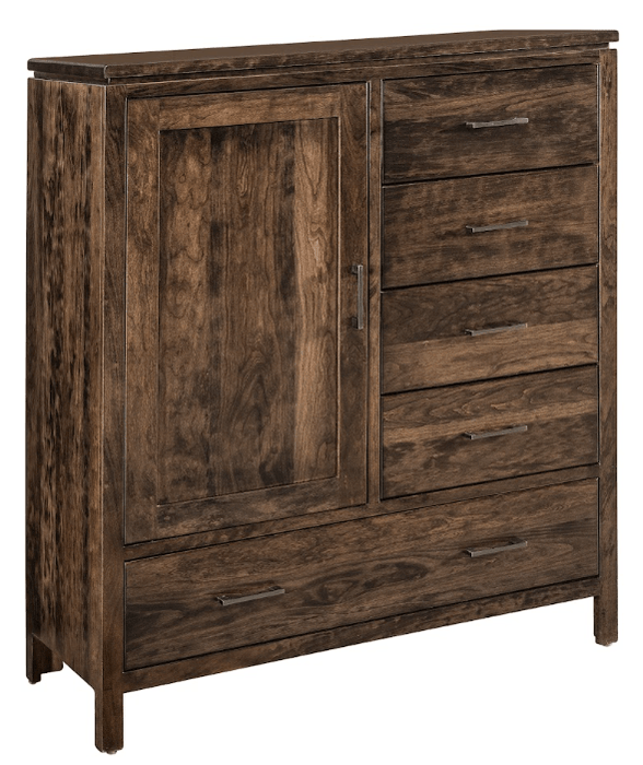 Amish Essentials Maverick Armoire - Barewood