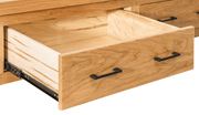 Amish Essentials Maverick Footboard Storage Bed - Barewood