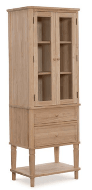 Emma Display Cabinet (Etagere) - Barewood