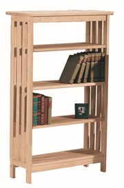 Mission Bookcase - Barewood