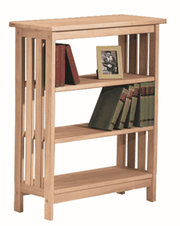 Mission Bookcase - Barewood