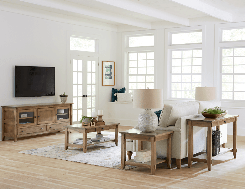 Amish Essentials Maple TV Center