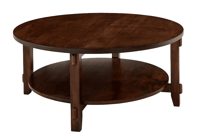 Amish Essentials Maple Round Coffee Table