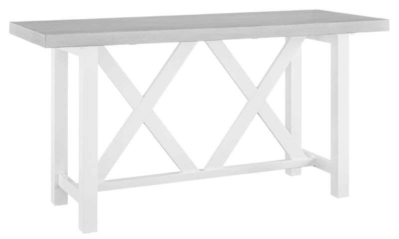 Hampton Double X Table- Counter and Bar Height