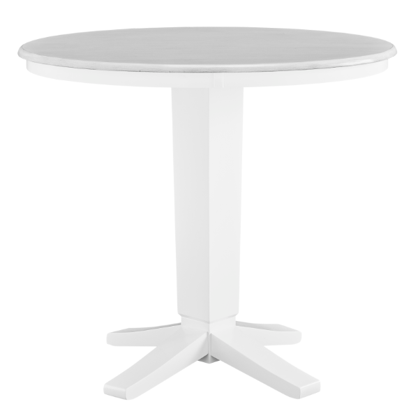 42" Round Dining Table w/ Petite Pedestal