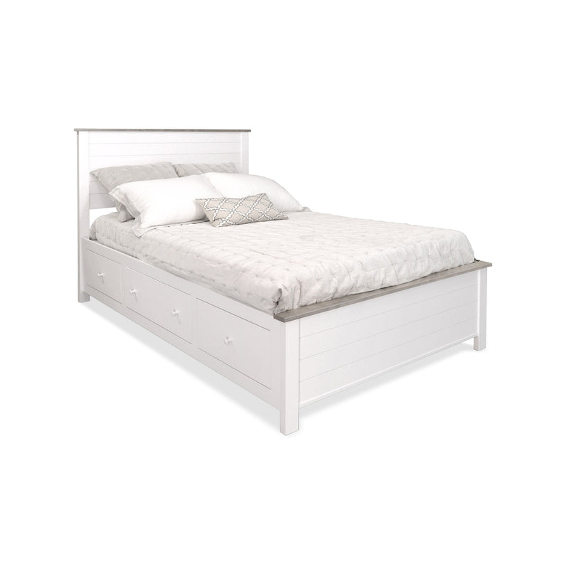 Portland Shiplap – Solid Wood Elevated Storage Bed