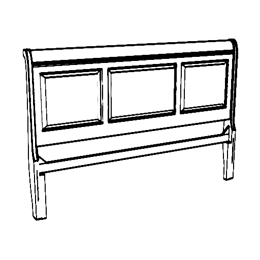 Perfect Balance Sleigh Queen Bed