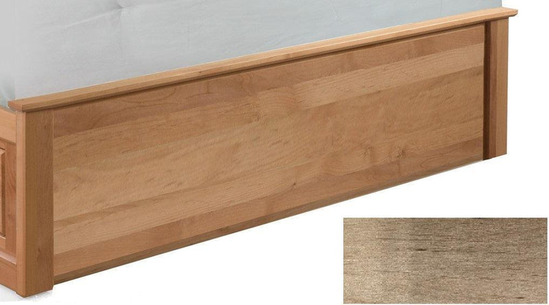 Solid Alder Plank Footboard