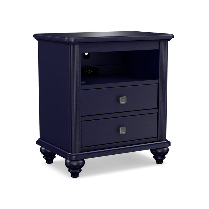 Southbrook Two Drawer Nightstand with Pullout Tray