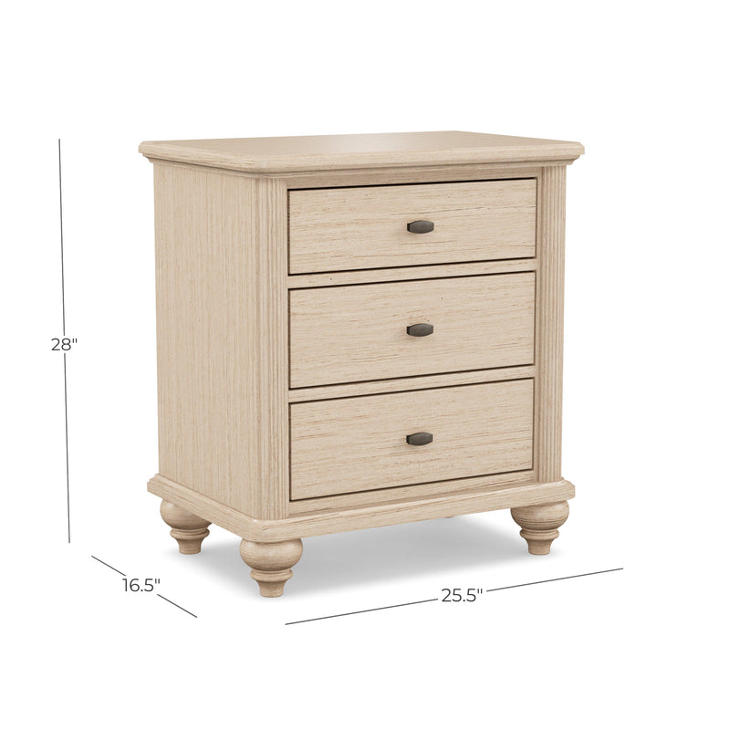 Southbrook Three Drawer Nightstand