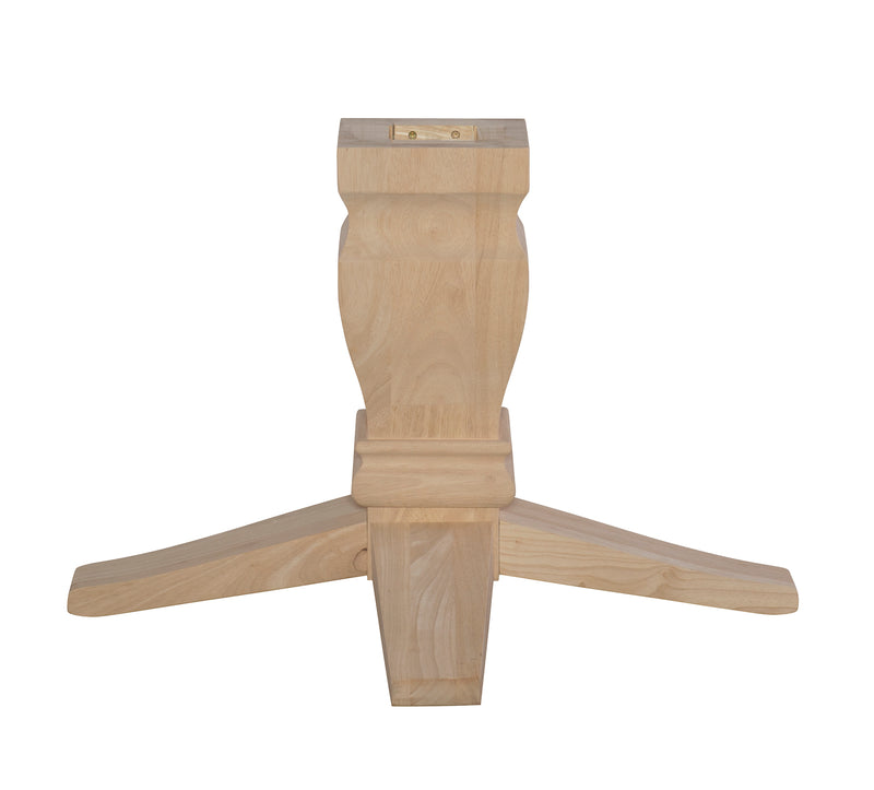 Java Pedestal Extension Dining Table- Multiple Sizes Available