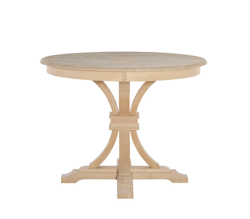 48" Round Dining Table - Barewood