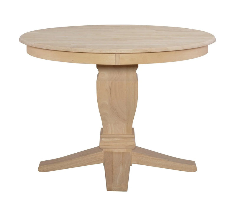 Java Pedestal Table — Barewood