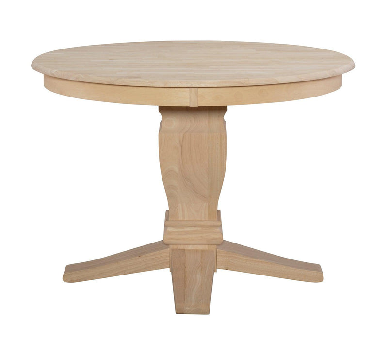 42" Round Dining Table - Barewood