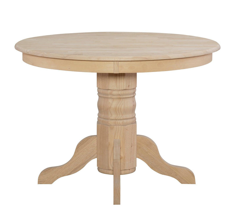 42" Round Dining Table - Barewood
