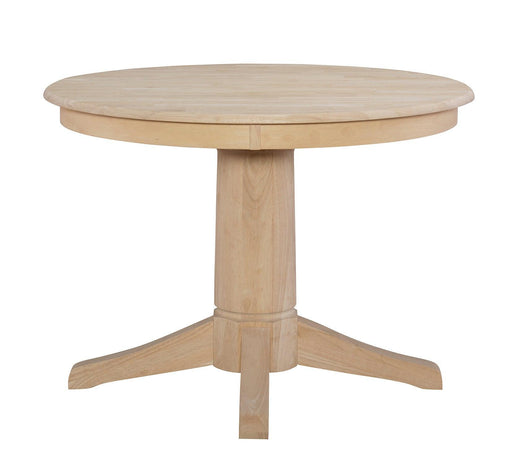 42" Round Dining Table - Barewood