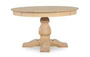 60" Round Dining Table - Barewood