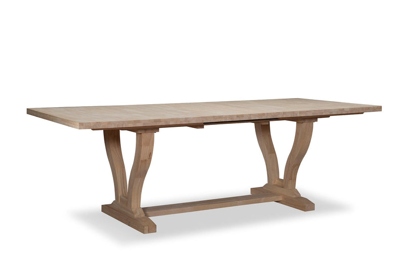 LaCasa Trestle Dining Table - Barewood