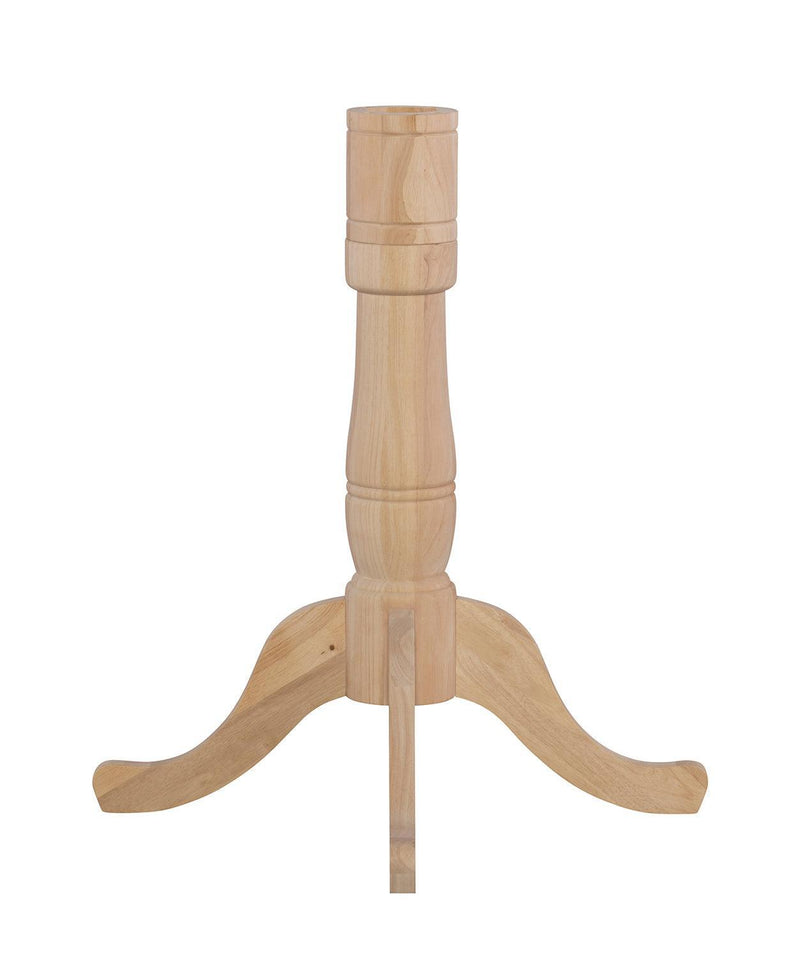 30" Round Bar Height Bistro Table - Barewood