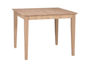 36" Square Dining Table - Barewood