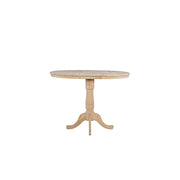36" Extension Round Bisrto Table - Barewood