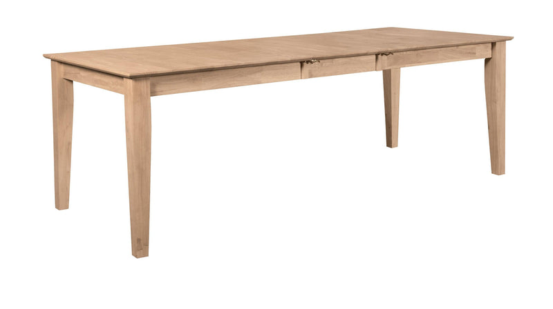 Shaker Leaf Dining Table - Barewood
