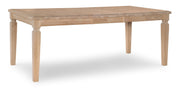 Vista Extension Dining Table - Barewood