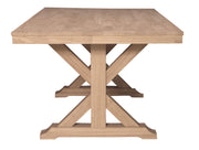 Canyon Trestle Dining Table - Barewood