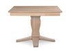 42" Square Pedestal Base Dining Table - Barewood