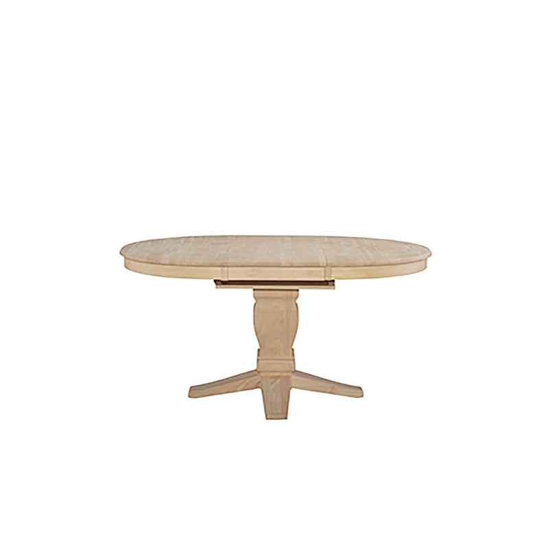 Java Pedestal Extension Dining Table- Multiple Sizes Available