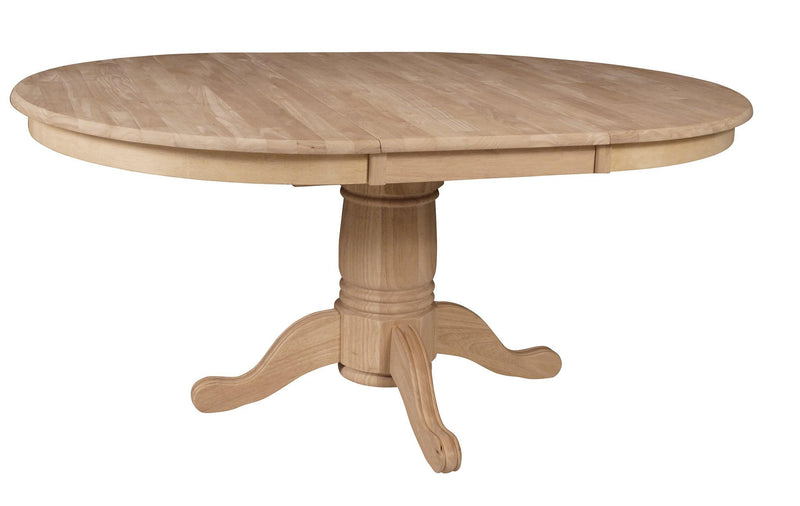 48" Round Butterfly Leaf Dining Table - Barewood