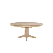48" Round Butterfly Leaf Dining Table - Barewood