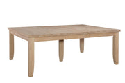 Square Butterfly Leaf Dining Table - Barewood