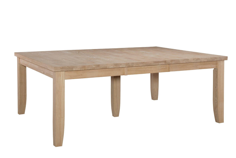 Square Butterfly Leaf Dining Table - Barewood