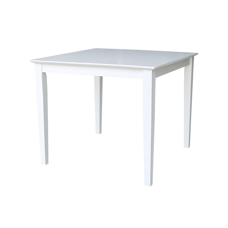 36" Square Shaker Leg Dining Table