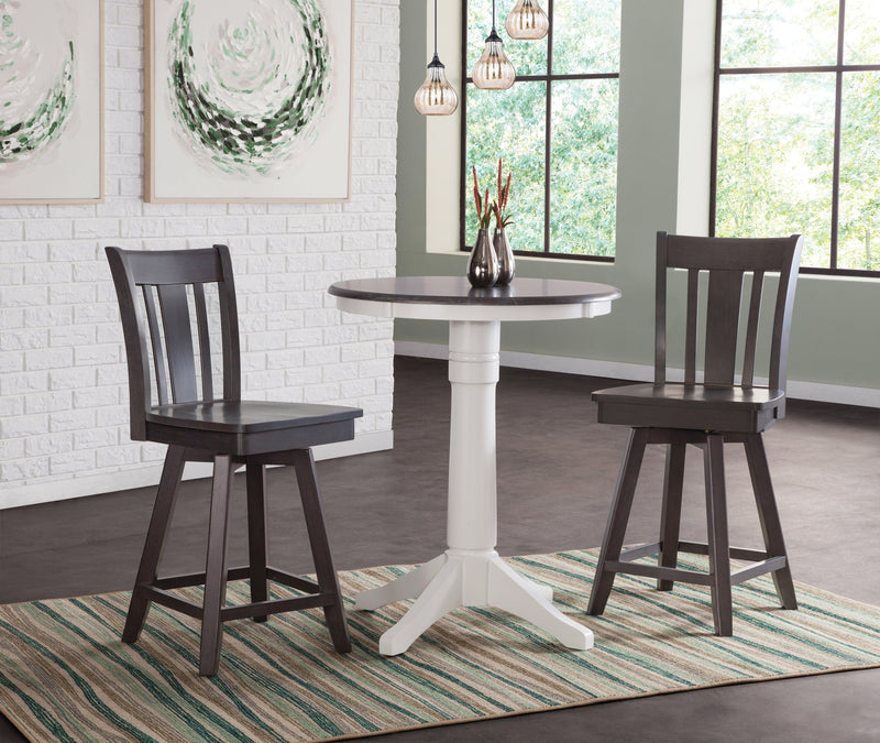 36" Round Bistro Table - Barewood